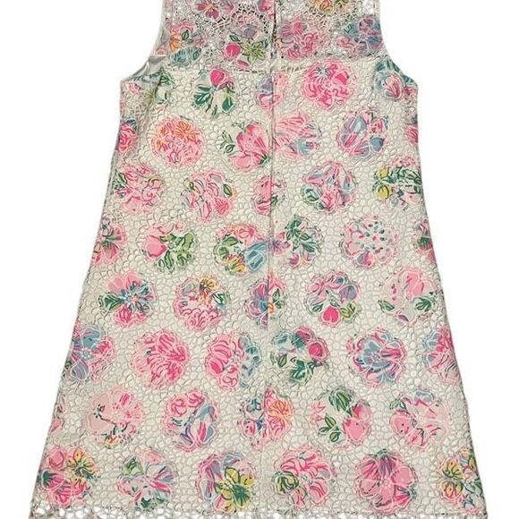 Lilly Pulitzer Womens Vivia Romper Paradise Found Print Flower Lace Size 12 NWT - Picture 2 of 5